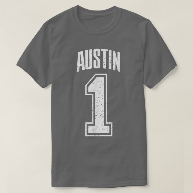 Austin Supporter Nummer 1 Bester Lüfter  T-Shirt (Design vorne)