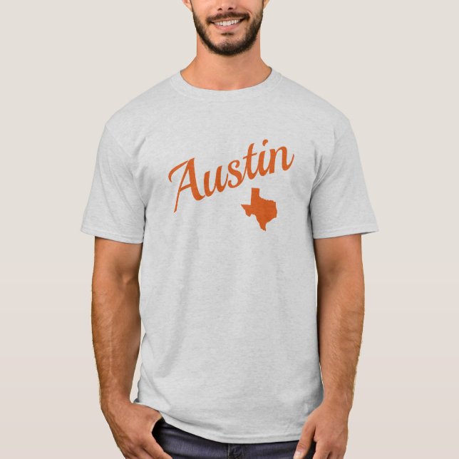 Austin, T-shirt de TX (Devant)