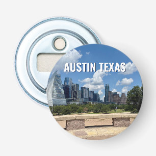 Austin Texas City Skyline Fotografie Flaschenöffner