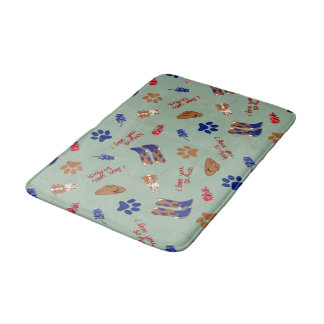 Austin Texas Dog Bowl Mat - Fütternd Mat Badematte