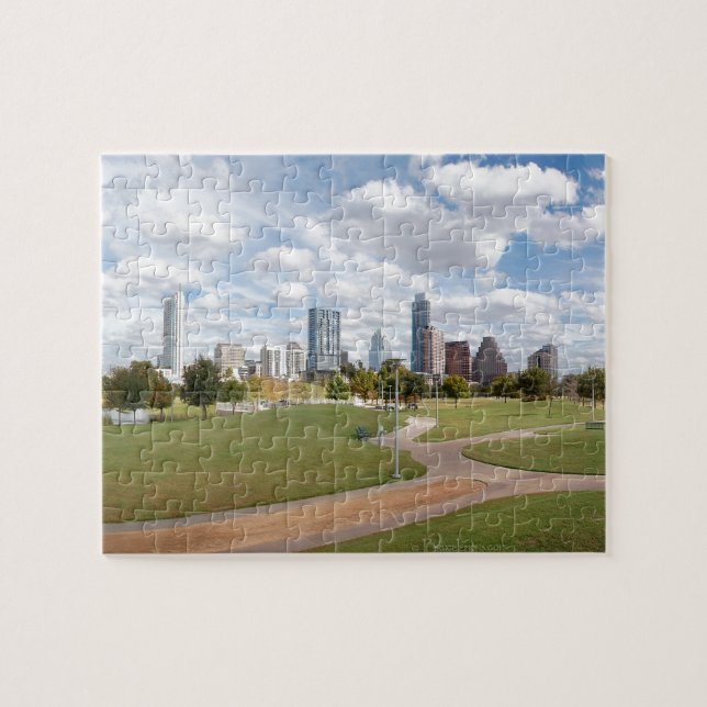Austin, Texas Downtown Skyline aus Butler Park (Horizontal)