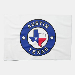 Austin Texas Geschirrtuch