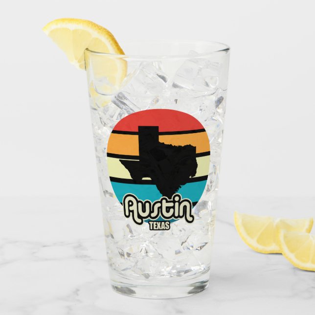Austin, Texas Glas (Vorderseite Ice)