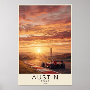 Austin Texas Grand Prix Poster