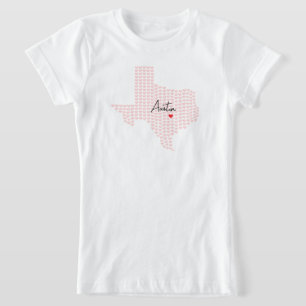 Austin Texas Herzen T-Shirt