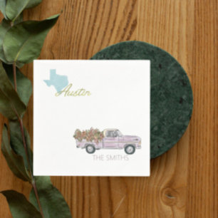 austin texas Hochzeit Serviette