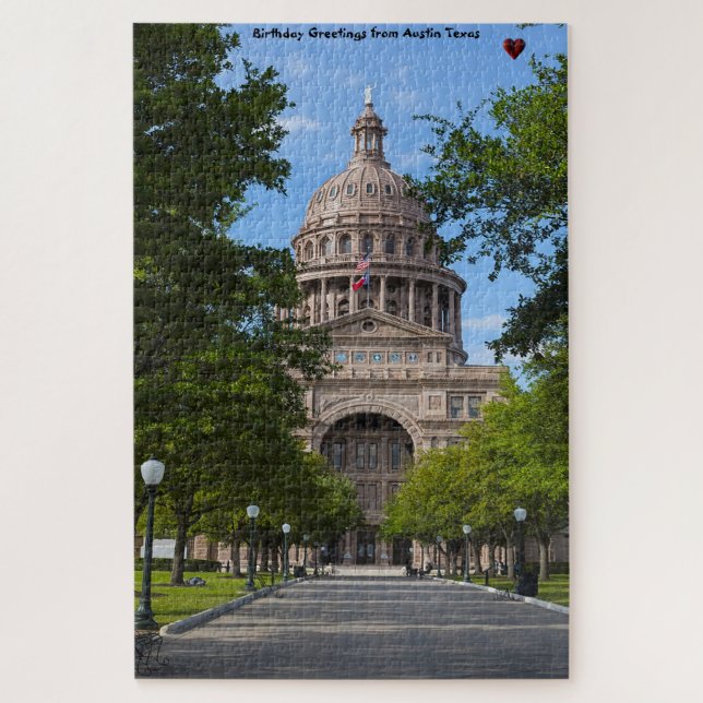 Austin Texas Jigsaw Puzzle (Vertikal)