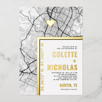 Austin, Texas Liebe Locator | Städtische Hochzeit