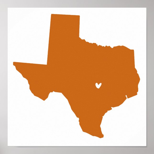 Austin, Texas-Liebe Poster (Vorne)