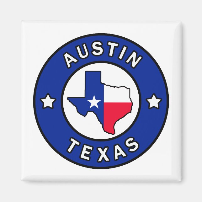 Austin Texas Magnet (Vorne)