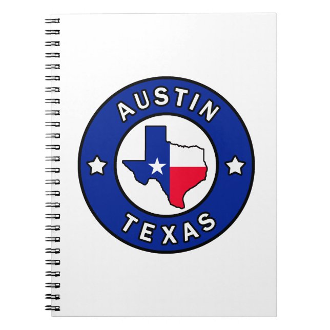 Austin Texas Notizblock (Vorderseite)