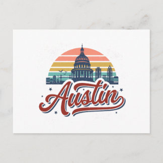 Austin Texas Postkarte