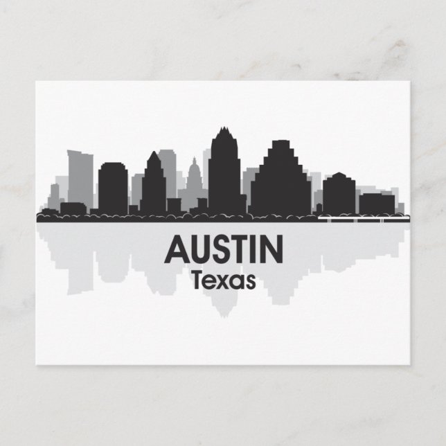 Austin Texas Postkarte (Vorderseite)