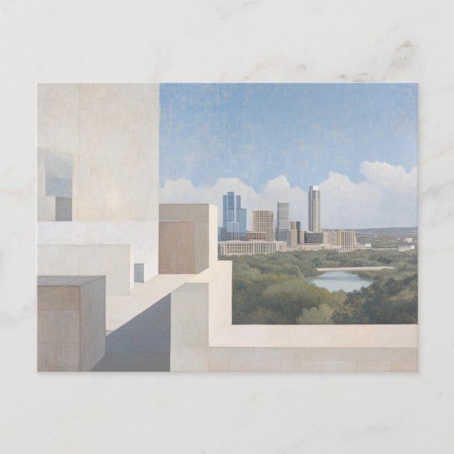 Austin, Texas Postkarte (Vorderseite)