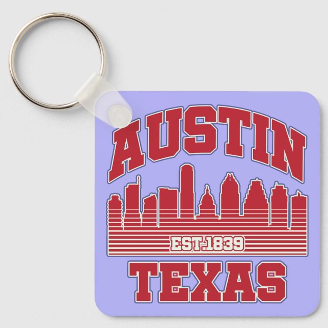 Austin, Texas Schlüsselanhänger (Vorderseite)
