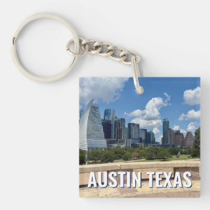 Austin Texas Skyline-Gebäude-Fotografie Schlüsselanhänger