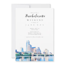 Austin Texas Skyline Junggeselinnen-Abschied Einla
