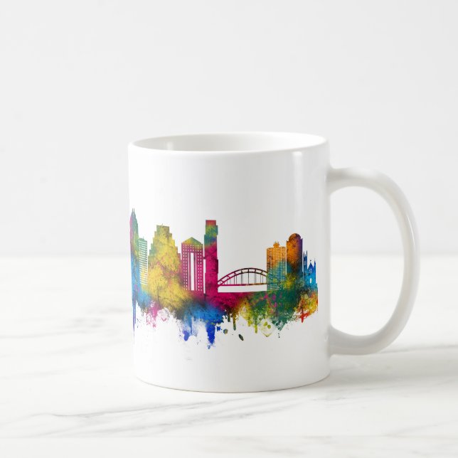Austin Texas Skyline Kaffeetasse (Rechts)