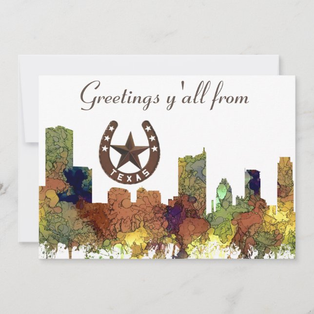 Austin Texas Skyline SG-Safari Buff (Vorderseite)