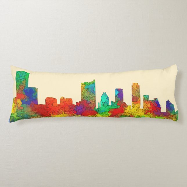Austin Texas Skyline-SG Seitenschläferkissen (Vorderseite)