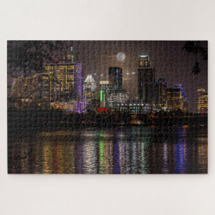 Austin, Texas Skyline Vollmond