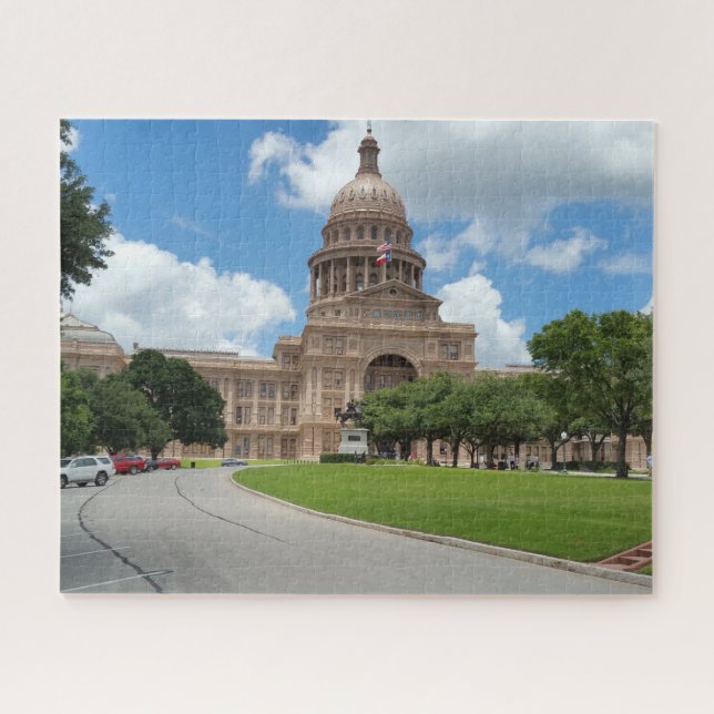 Austin Texas Staat Hauptstadt Gebäude Foto Puzzle (Horizontal)