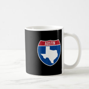 Austin Texas Tx Interstate Highway Urlaubsandenken Kaffeetasse