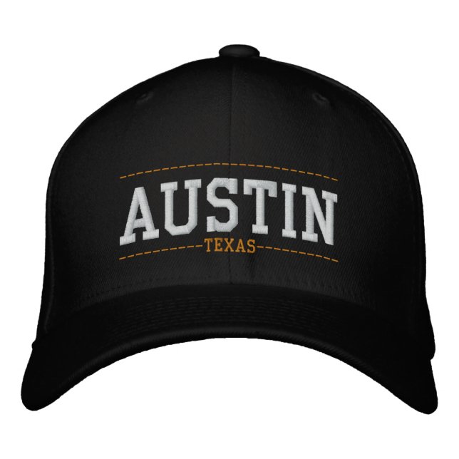Austin Texas USA Casquettes brodés (Devant)