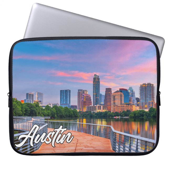 Austin, Texas, Vereinigte Staaten Laptopschutzhülle (Vorderseite)