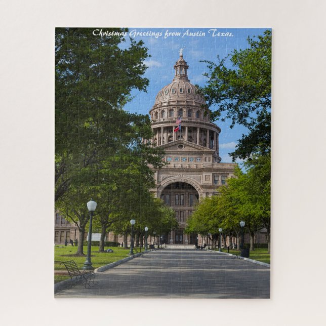 Austin Texas. Weihnachtsgrüße (Vertikal)
