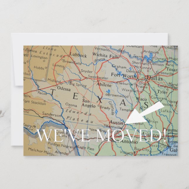 Austin, Texas Wir haben die Ankündigung einer neue (Vorderseite)