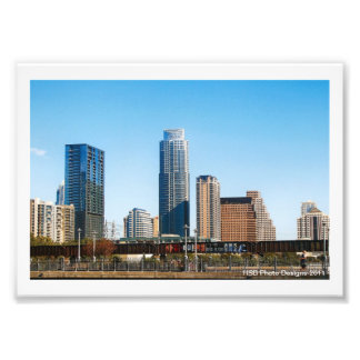 Austin, TX Skyline Fotodruck