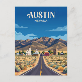 Austin USA Postkarte