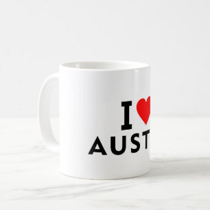 Austin Vereinigte Staaten Amerika USA Liebe Stadt Kaffeetasse