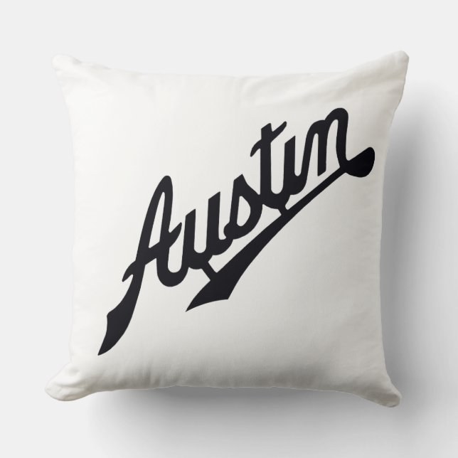 Austin Vintage Car badge Kissen (Vorderseite)
