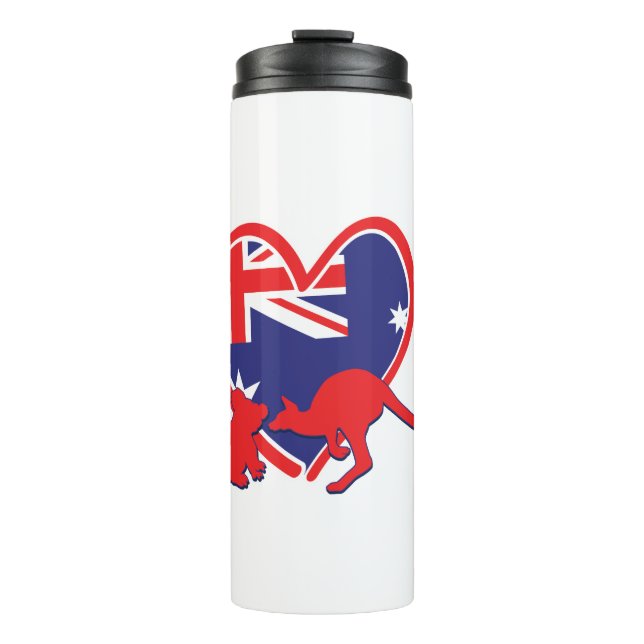 Austrailia Koala Kangaroo Thermosbecher (Vorderseite)