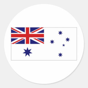 Austral Naval Ensign Runder Aufkleber