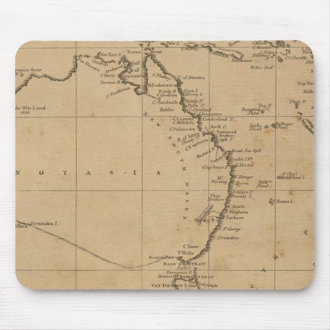 Australasien Mousepad (Vorne)