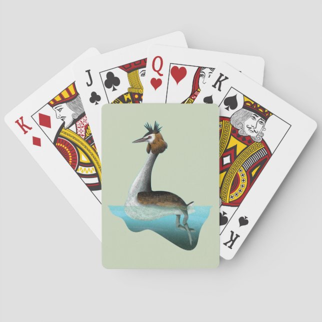Australasischer Krautfisch Puteketeke Spielkarten (Rückseite)