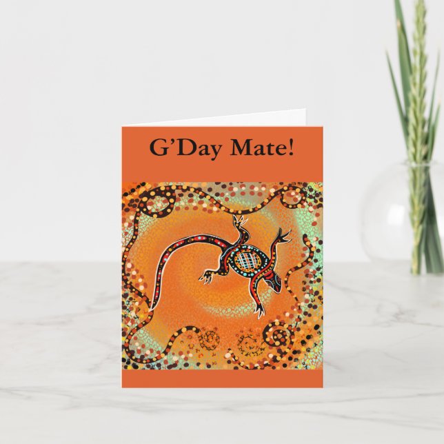 AUSTRALIA ART KARTE (Vorderseite)