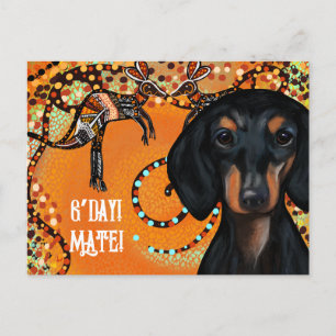 AUSTRALIA ART POSTKARTE