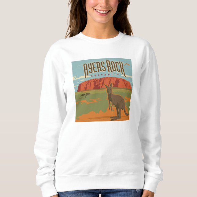 Australia | Ayers Rock Kangaroos Sweatshirt (Vorderseite)