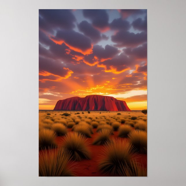 Australia Ayers Rock Poster (Vorne)