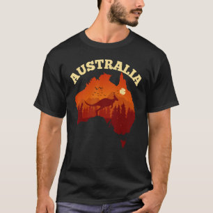 Australia Day Shirt Funny Australian Map Flaggenpa