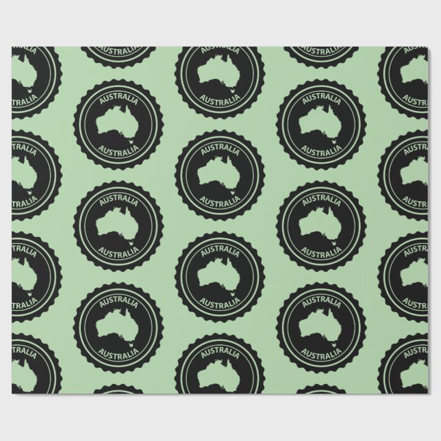 Australia Geschenkpapier (Flach)