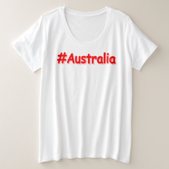 "#Australia" Joli Design. Commandez dès maintenant (Design devant)