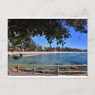 Australia Manly Beach Sun Surf Summer Water Blue Postkarte