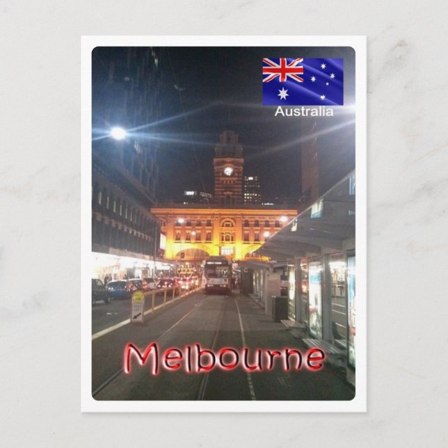 Australia - Melbourne - Postkarte (Vorderseite)