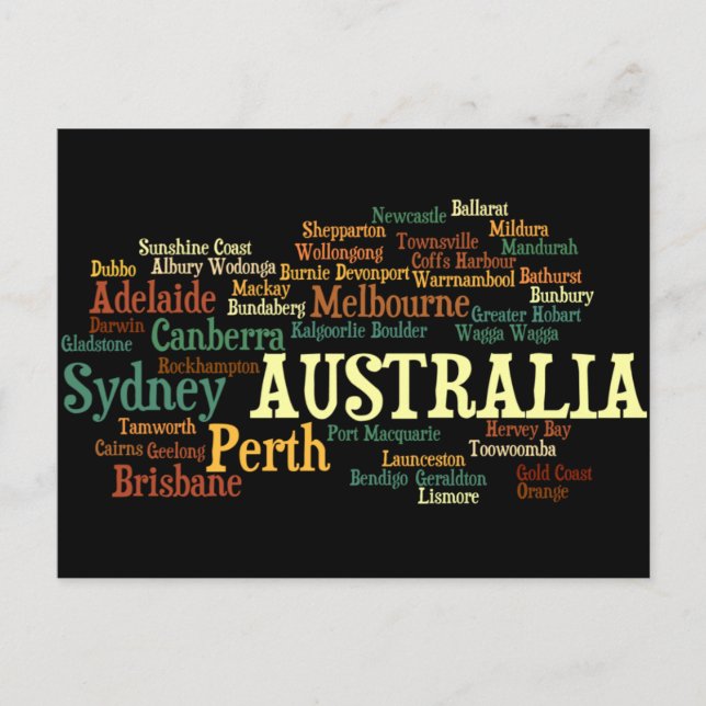 AUSTRALIA Postcard Postkarte (Vorderseite)