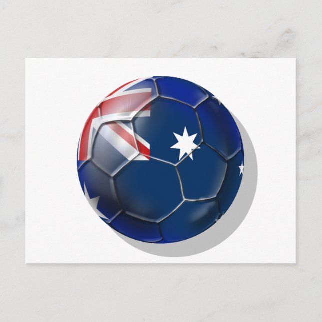 Australia Soccer Postkarte (Vorderseite)